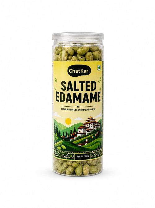 Salted Edamame Roasted 100gm | 46g Protein