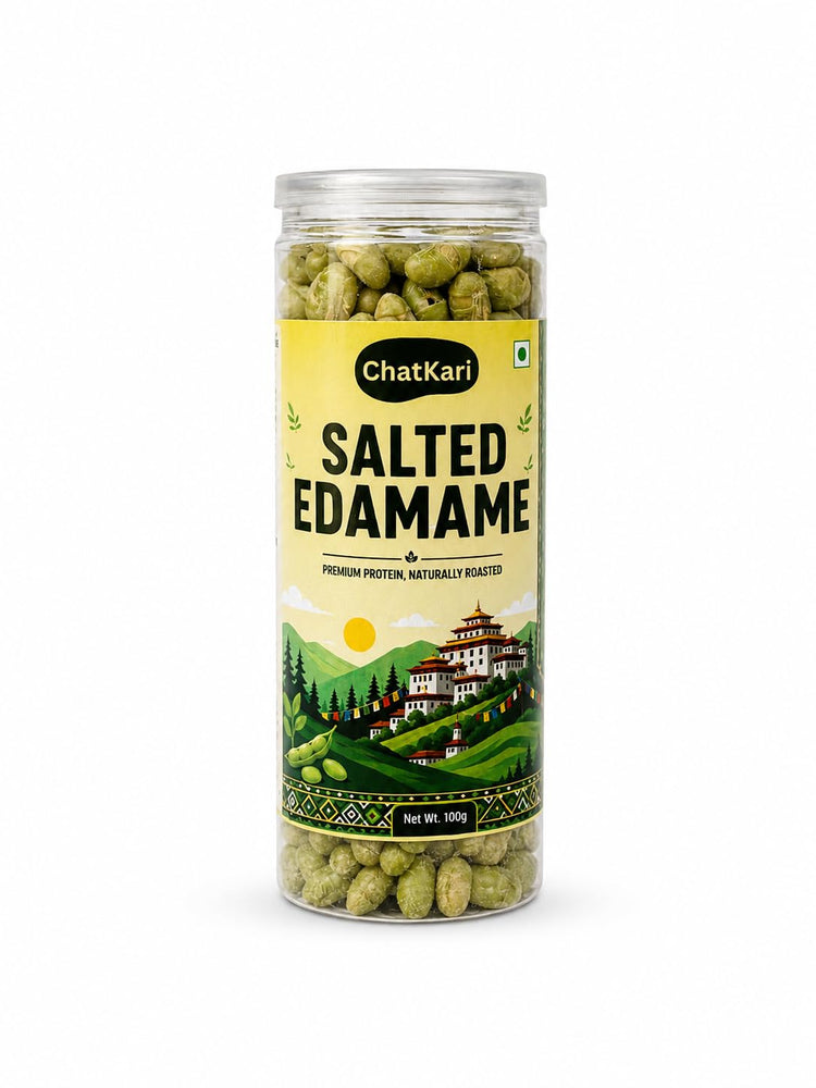 Salted Edamame Roasted 100gm | 46g Protein