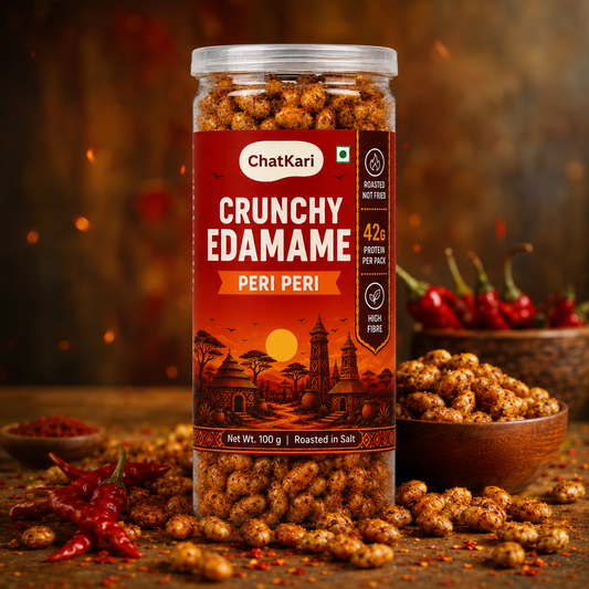Roasted Edamame Peri Peri Limon Flavour 100gm | 42gm Protein