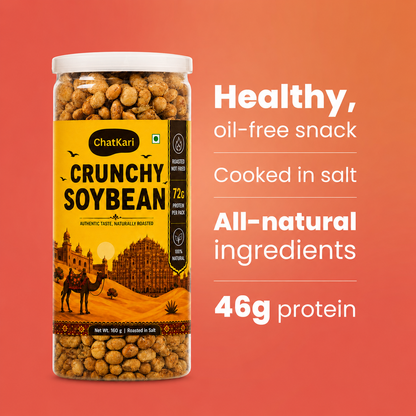 Chatkari Roasted Snack Combo – Soybean, Chana Jor & Moong(3 Packs)